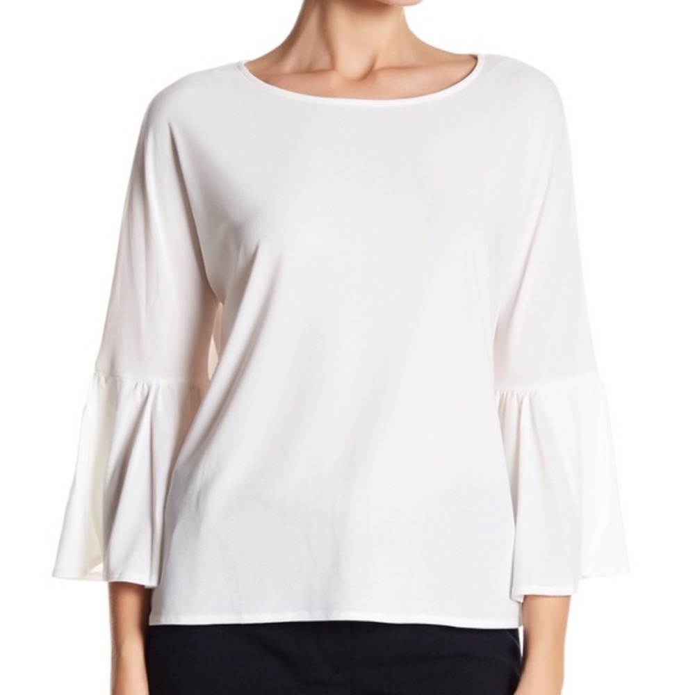 Vince Camuto Long Bell Sleeve Blouse, size XXS